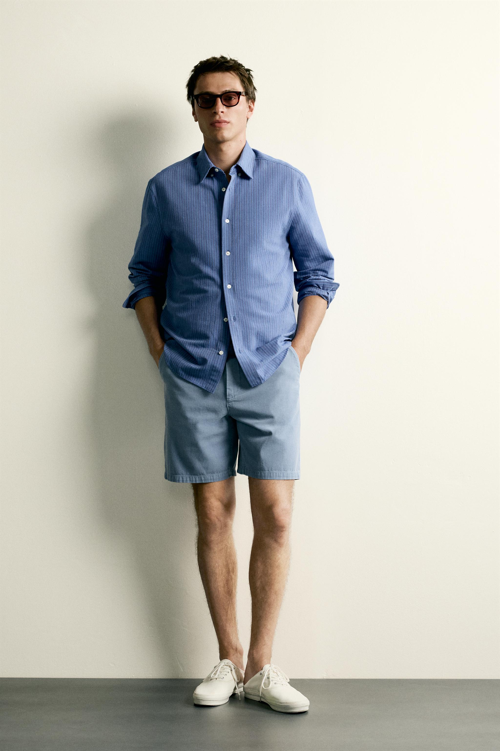 SHORT DÉLAVÉ REGULAR FIT